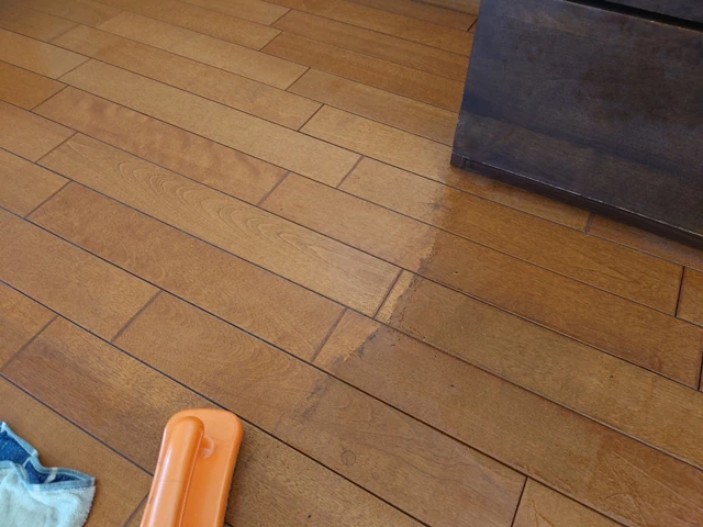 DIYでのワックス剥離イメージ