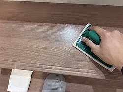 階段拭き上げ